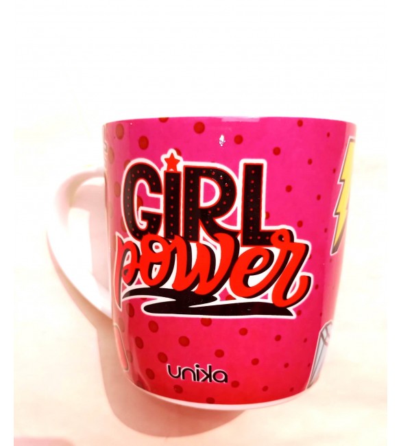 Caneca de Porcelana girl Power 350 ml 